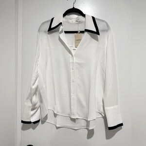 Mango Contract Trim Shirt